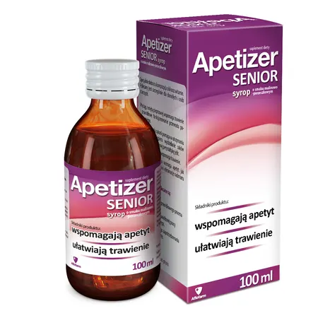APETIZER SENIOR, syrop malinowo porzeczkowy, 100 ml