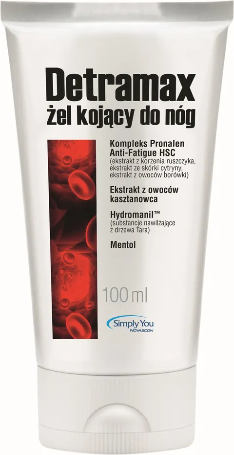 DETRAMAX, żel kojący do nóg, 100 ml