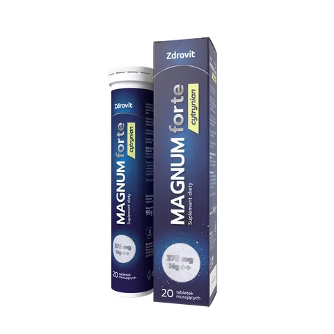 ZDROVIT MAGNUM FORTE CYTRYNIAN, tabletki musujące, 20 szt.