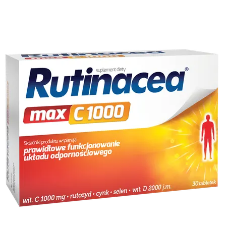 RUTINACEA MAX C1000, tabletki, 30 szt.