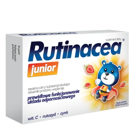 RUTINACEA JUNIOR, tabletki do ssania, 20 szt.