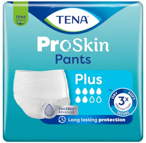 TENA PANTS PROSKIN PLUS, majtki chłonne, Rozmiar L, 30 szt.