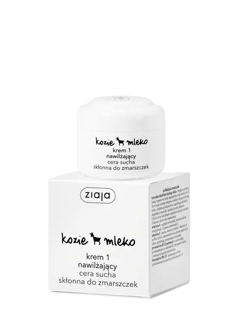 ZIAJA KOZIE MLEKO, krem 1 nawilżający, 50 ml