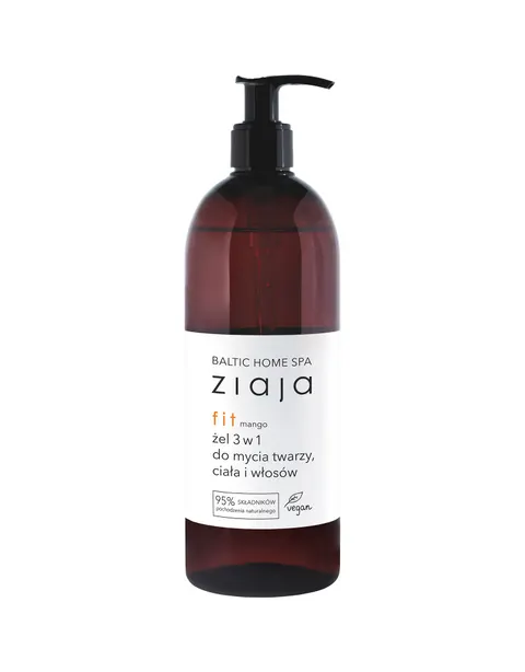 Ziaja Baltic Home Spa Fit żel 3w1 do mycia twarzy ciała i włosów Mango 500ml