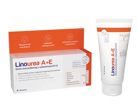 LINOUREA A+E, krem mocznikowy z wit. A i E, 50 g