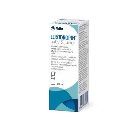 LUXIDROPIN BABY & JUNIOR, krople do oczu, 10 ml
