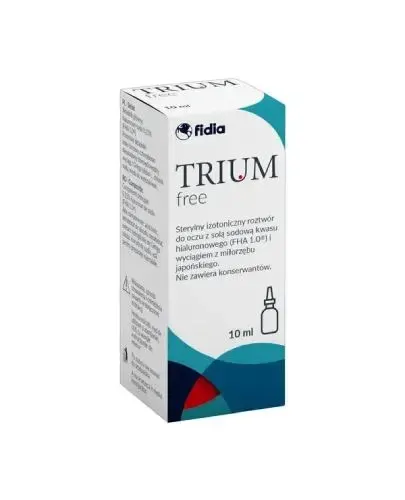 TRIUM FREE, krople do oczu, 10 ml