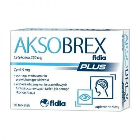 AKSOBREX FIDIA PLUS, tabletki, 30 szt.