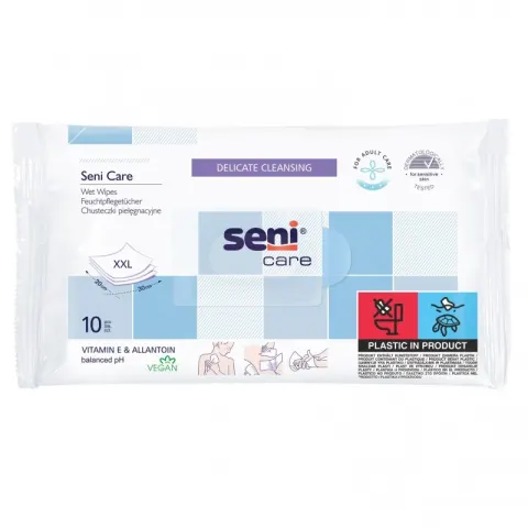SENI CARE, chusteczki pielęgnacyjne, 10 szt.
