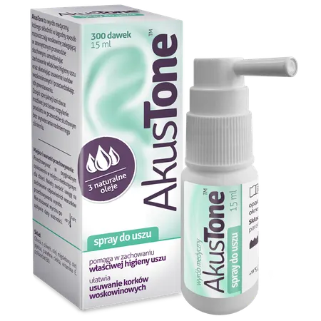 AKUSTONE, spray do uszu, 15 ml