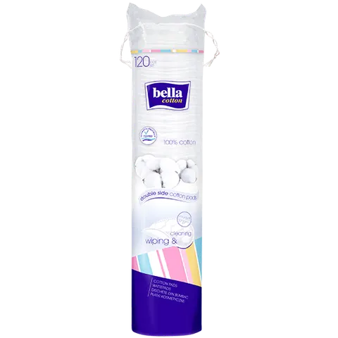 BELLA, płatki kosmetyczne okrągłe, 120 szt.