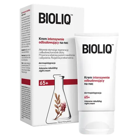 BIOLIQ 65+, krem intensywnie odbudowujący na noc, 50 ml