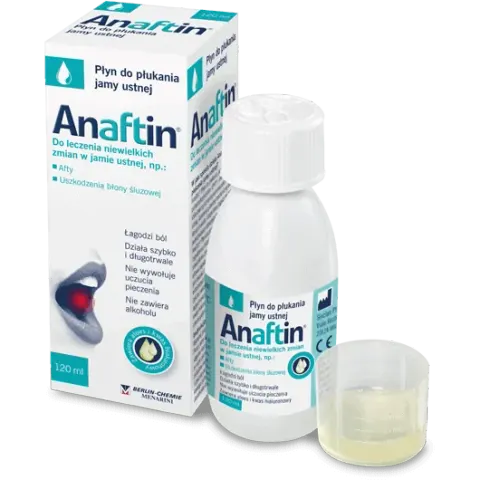 ANAFTIN, PŁYN DO PŁUKANIA JAMY USTNEJ - 120 ml