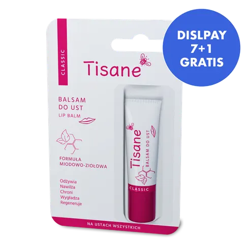 TISANE, balsam do ust w tubce, 7+1 gratis , 4,7 g