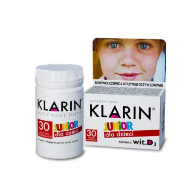KLARIN JUNIOR, tabletki powlekane, 30 szt.