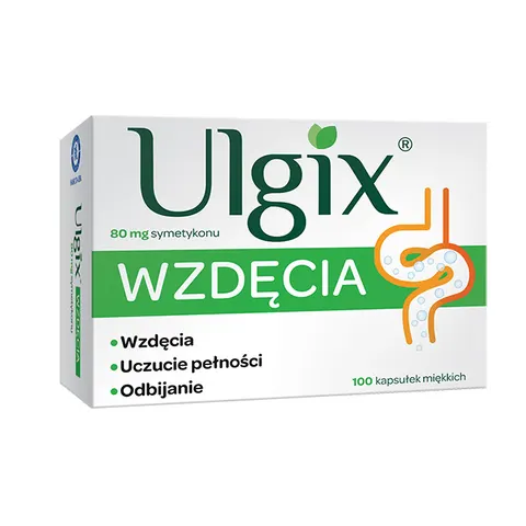 ULGIX WZDĘCIA, kapsułki miękkie, 0,08 g, 100 szt.