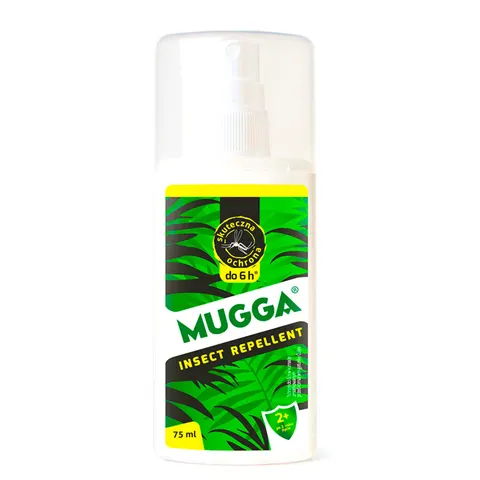 MUGGA SPRAY DEET 9,5%, na komary i kleszcze, 75 ml