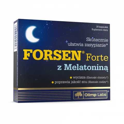 FORSEN FORTE Z MELATONINĄ, kapsułki, 30 szt.