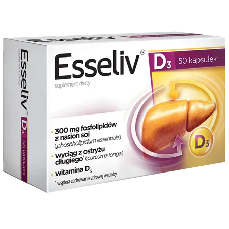 ESSELIV D3, kapsułki, 50 szt.