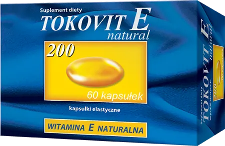 TOKOVIT E NATURAL 200, kapsułki, 60 szt.