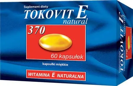 TOKOVIT E NATURAL 370, kapsułki, 60 szt.