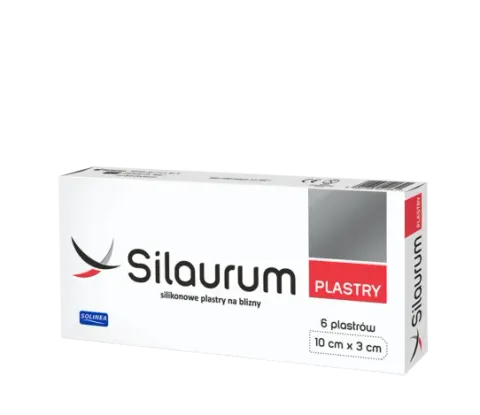 SILAURUM, silikonowe plastry na blizny, 6 szt.