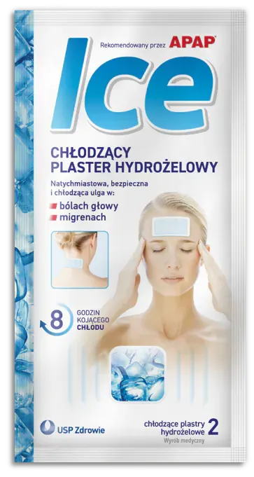 APAP ICE, chłodzący plaster hydrożelowy, 2 szt.