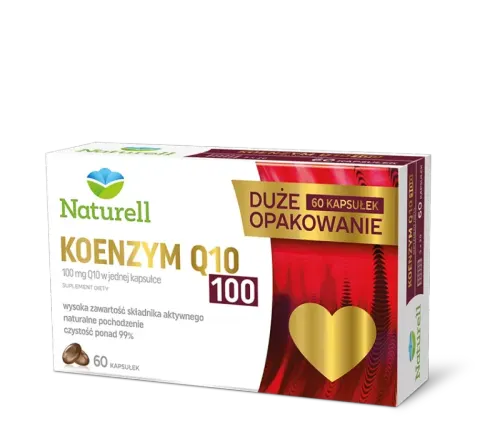 NATURELL KOENZYM Q10 100, kapsułki, 60 szt.