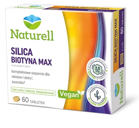 NATURELL SILICA BIOTYNA MAX, tabletki, 60 szt.
