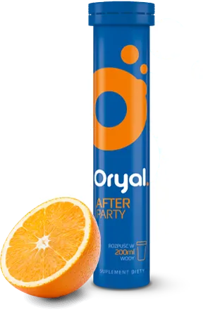 ORYAL AFTER PARTY, tabletki musujące, 18 szt.