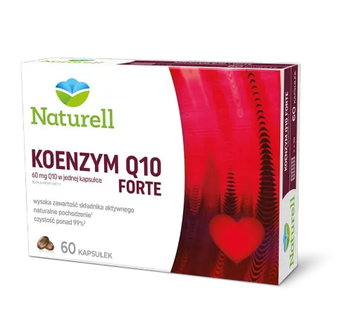 NATURELL KOENZYM Q10 FORTE, kapsułki, 60 szt.