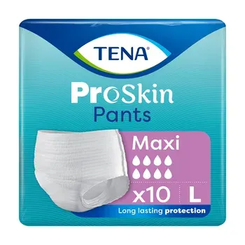TENA PANTS PROSKIN MAXI, majtki chłonne, rozmiar L, 10 szt.