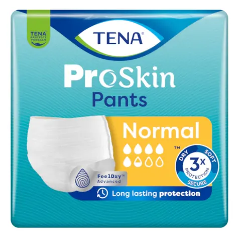 TENA PANTS PROSKIN NORMAL, majtki chłonne, rozmiar XL, 15 szt.