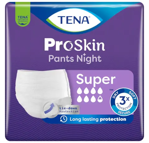 TENA PANTS PROSKIN SUPER NIGHT, majtki chłonne, rozmiar L, 30 szt.