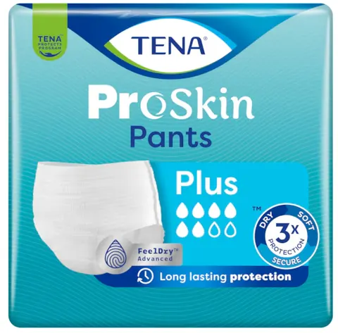 TENA PANTS PROSKIN PLUS OTC EDITION, majtki chłonne, rozmiar M, 10 szt.