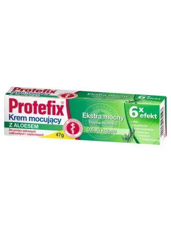 PROTEFIX, krem mocujący ekstra z aloesem, 47 g
