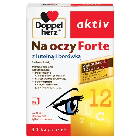 DOPPELHERZ AKTIV NA OCZY FORTE, kapsułki, 30 szt.