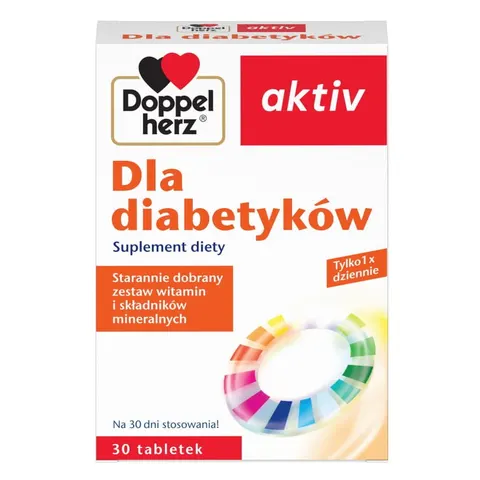 DOPPELHERZ AKTIV DLA DIABETYKÓW, tabletki, 30 szt.