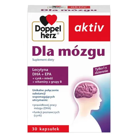 DOPPELHERZ AKTIV DLA MÓZGU, kapsułki, 30 szt.