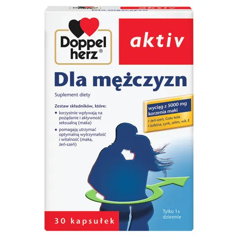 DOPPELHERZ AKTIV DLA MĘŻCZYZN, kapsułki, 30 szt.