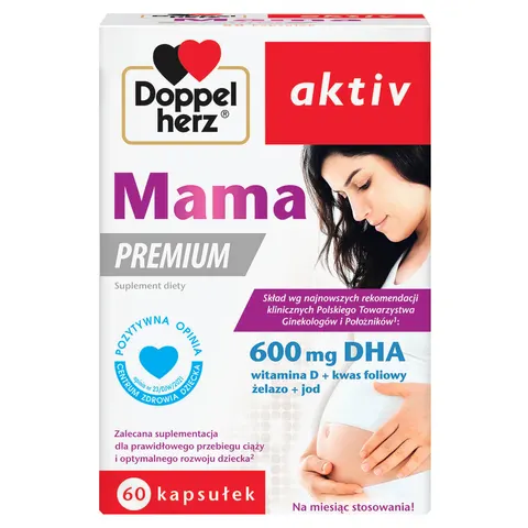 DOPPELHERZ AKTIV MAMA PREMIUM, kapsułki, 60 szt.