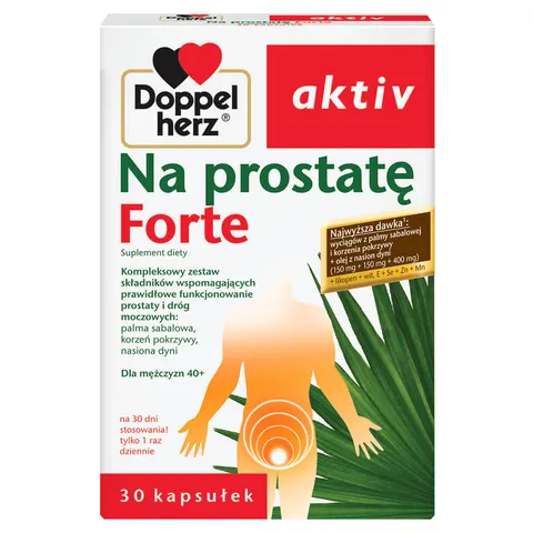 DOPPELHERZ AKTIV NA PROSTATĘ FORTE, kapsułki, 30 szt.