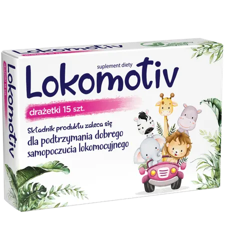 LOKOMOTIV, drażetki, 15 szt.