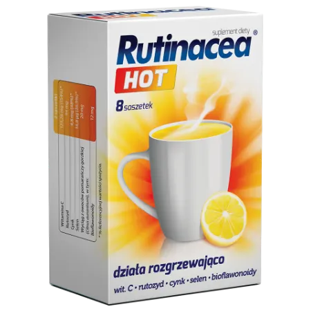 RUTINACEA HOT, saszetki z proszkiem, 8 szt.