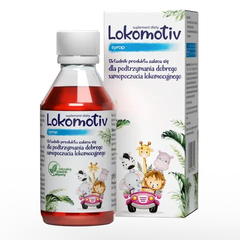 LOKOMOTIV, syrop dla dzieci, smak landrynkowy, 130 ml