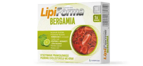 LIPIFORMA BERGAMIA, kapsułki, 30 szt. (2 x 15)