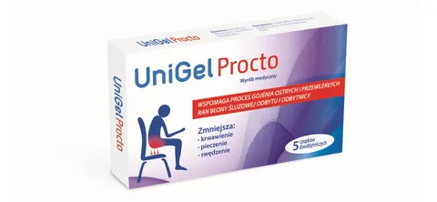UNIGEL APOTEX PROCTO, czopki doodbytnicze, 5 szt.