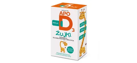 APO D3 800 j.m., kapsułki do żucia miękkie, 30 szt.