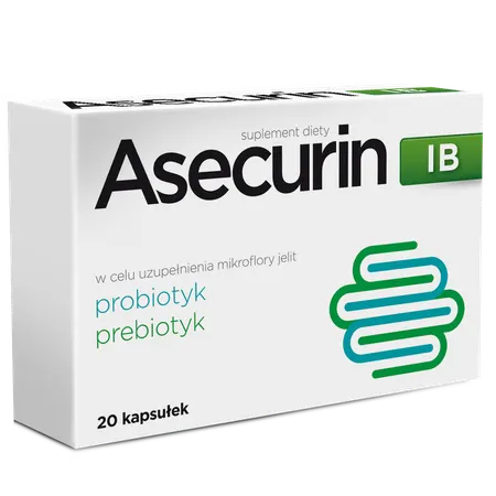 ASECURIN IB, kapsułki, 20 szt.