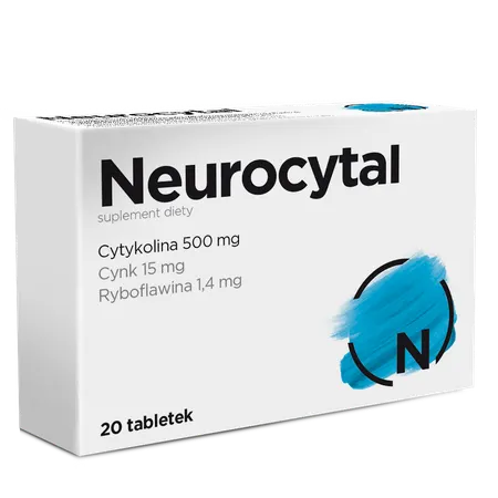 NEUROCYTAL, tabletki powlekane, 20 szt.